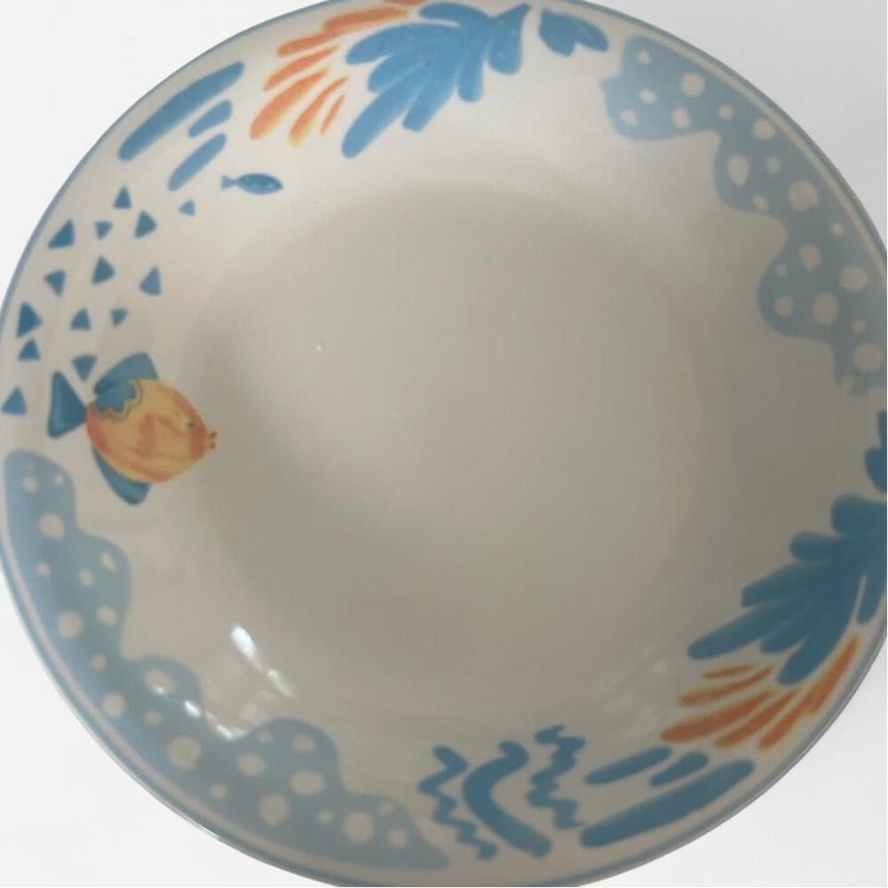 Vintage Edgewater Hotel Ocean themed 8" dinner bowl
